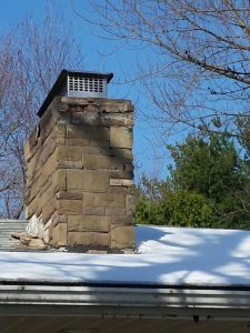 East Hartford porous masonry chimney